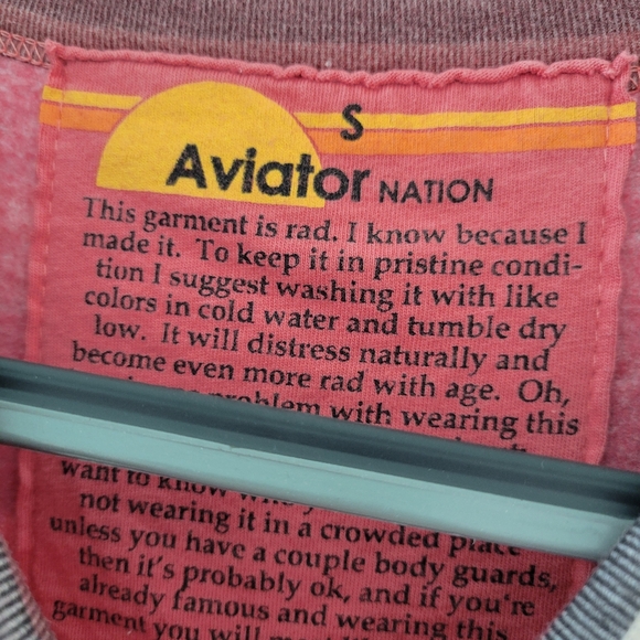 Aviator Nation, Serape Bolt Stitch Sweatshirt, Small - Picture 5 of 6